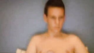 Decent sized cock on cute boy