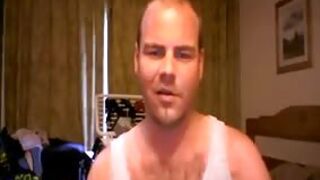 Trashy white boy has a nice cock