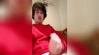 College Teen Hockey Player